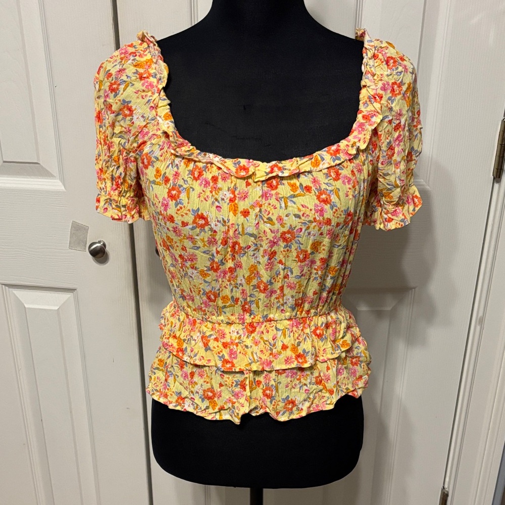 Kingston Grey Juniors Floral Top
